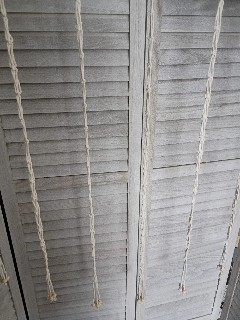 Neutral Beaded Wall Hanging 38